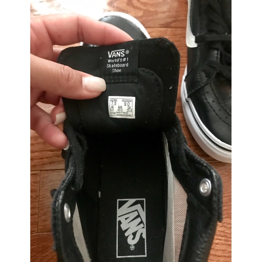 **SOLD** VANS SK8 Hi Slim Cutout Mesh Black & White - Picture 5 of 5